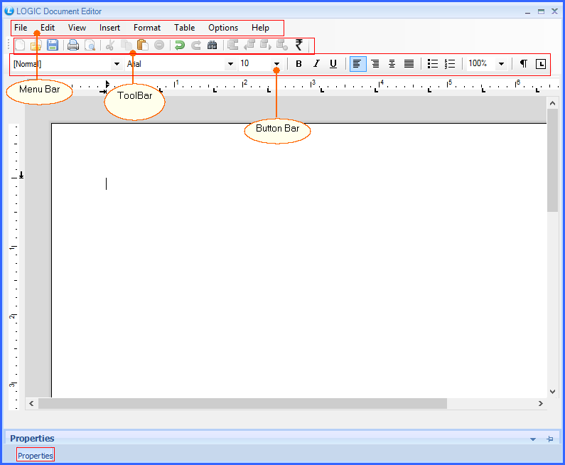 Logic document editor